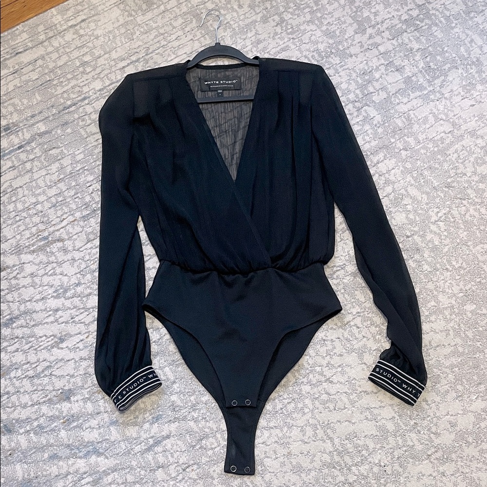 Black Long Sleeve Bodysuit